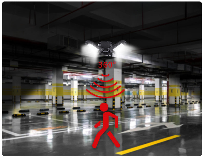 Lampe déformable générale pour garage, radar, entrepôt, éclairage industriel, éclairage domestique, haute intensité