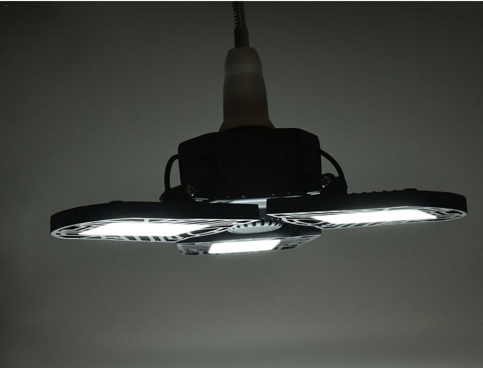 Lampe déformable générale pour garage, radar, entrepôt, éclairage industriel, éclairage domestique, haute intensité