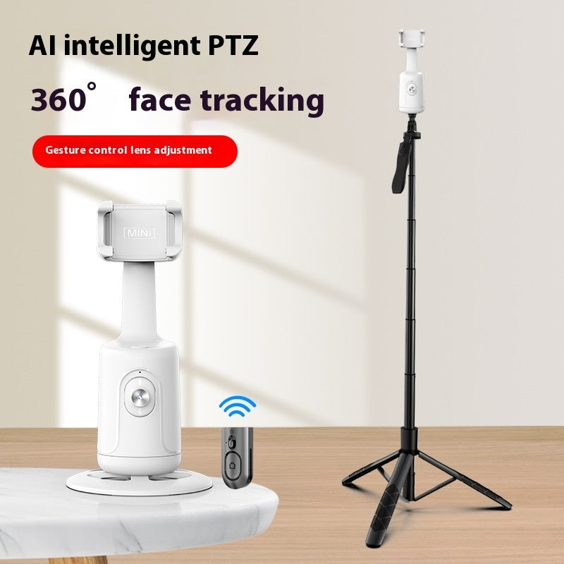 Cardan intelligent à 360° avec suivi automatique du visage, support de téléphone intelligent pour smartphone, vidéo, vlog, stabilisateur en direct, trépied