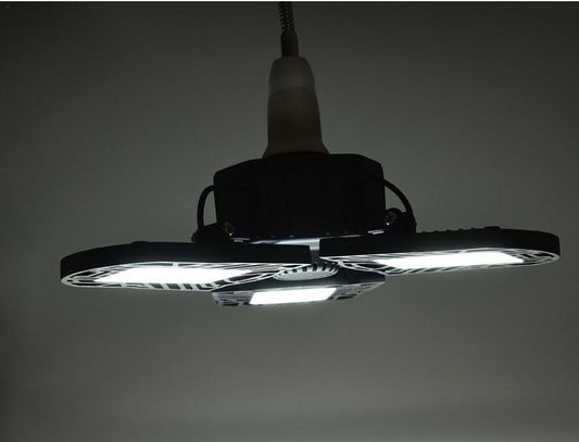 Lampe déformable générale pour garage, radar, entrepôt, éclairage industriel, éclairage domestique, haute intensité