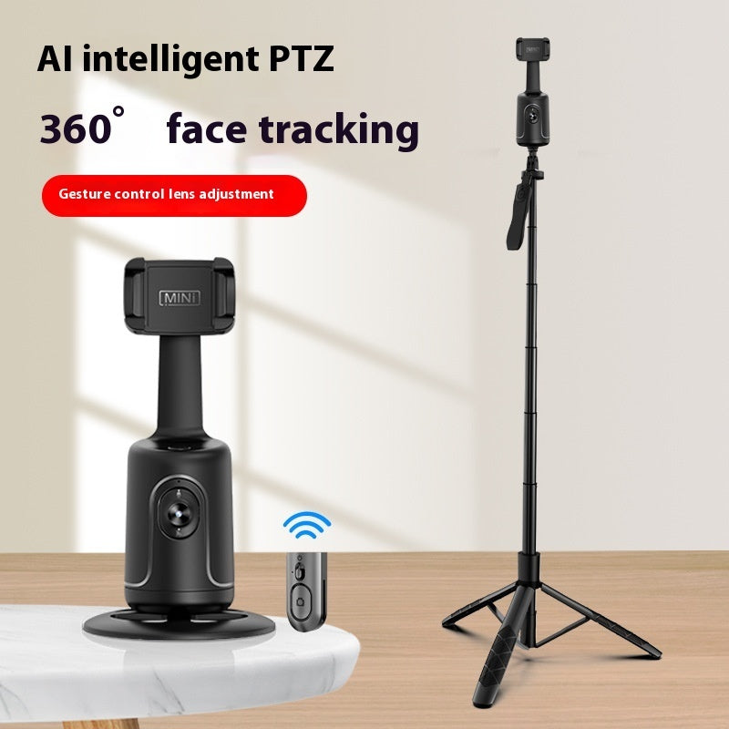 Cardan intelligent à 360° avec suivi automatique du visage, support de téléphone intelligent pour smartphone, vidéo, vlog, stabilisateur en direct, trépied