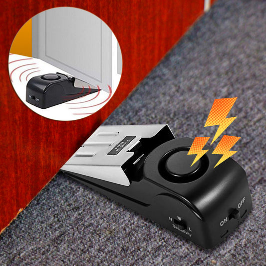 Alarme de butée de porte, résistance de porte, alarme anti-effraction, alarme d'espacement de porte, alarme de butée de porte pour la sécurité du dortoir à domicile